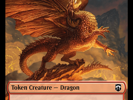 Dragon    Treasure Double-Sided Token [Modern Horizons 3 Commander Tokens] Online Hot Sale