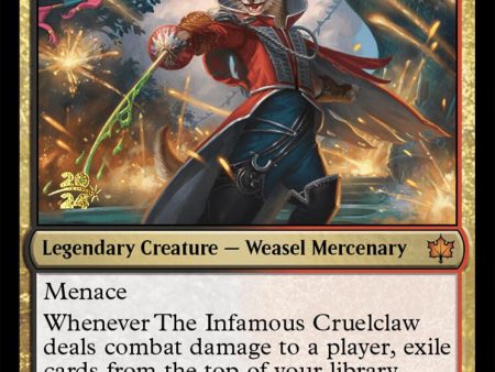 The Infamous Cruelclaw [Bloomburrow Prerelease Promos] Online Hot Sale