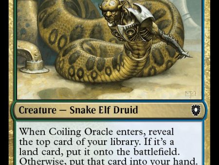 Coiling Oracle [Bloomburrow Commander] Online Hot Sale