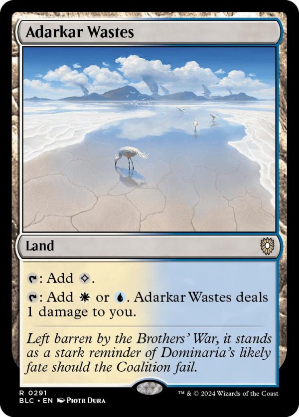 Adarkar Wastes [Bloomburrow Commander] For Cheap