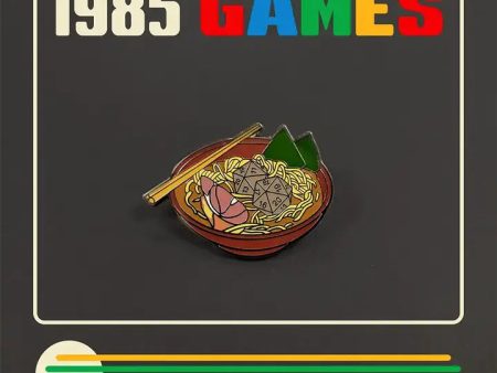 1985 Games Pin Ramen D20 Bowl For Discount