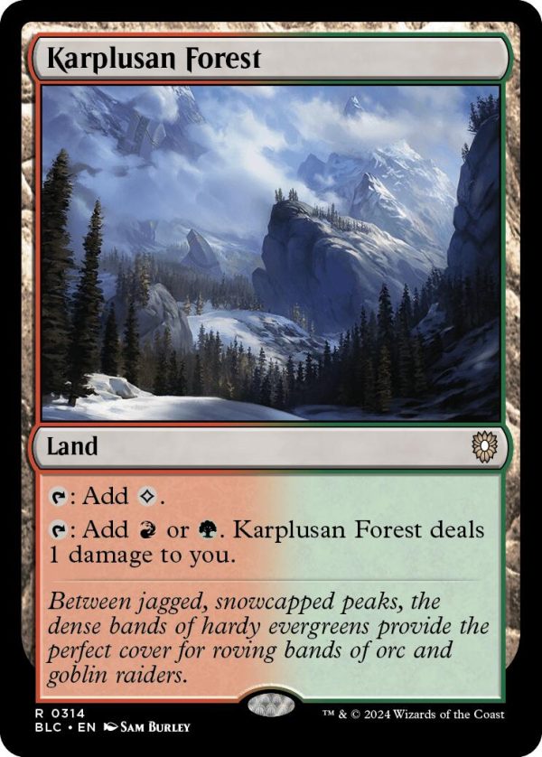 Karplusan Forest [Bloomburrow Commander] Online Sale