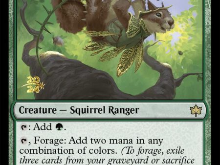 Thornvault Forager [Bloomburrow Prerelease Promos] For Sale