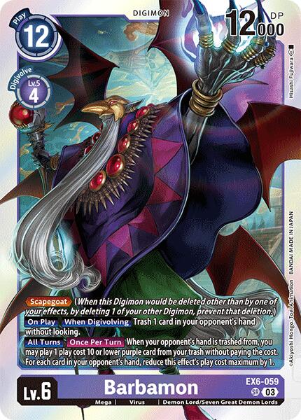 Barbamon [EX6-059] [Infernal Ascension] Online Sale