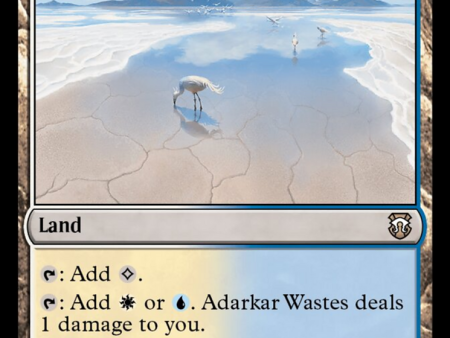 Adarkar Wastes (Ripple Foil) [Modern Horizons 3 Commander] on Sale