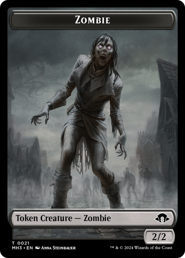 Zombie Token [Modern Horizons 3 Tokens] Hot on Sale