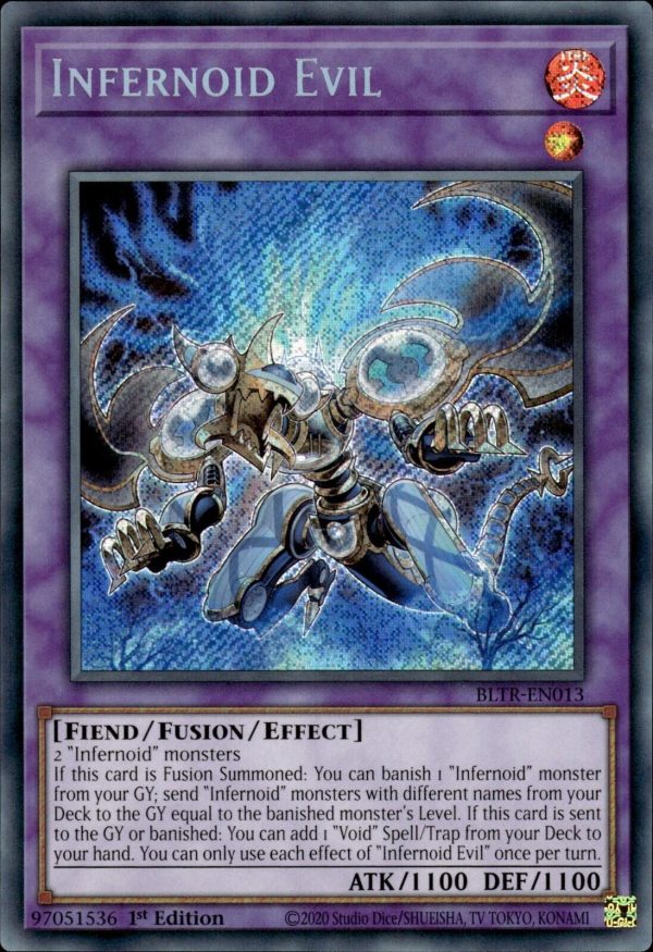 Infernoid Evil [BLTR-EN013] Secret Rare on Sale