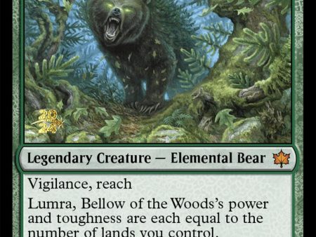 Lumra, Bellow of the Woods [Bloomburrow Prerelease Promos] Cheap