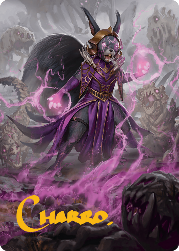 Liliana of the Dark Realms Art Card (Gold-Stamped Signature) [Bloomburrow Art Series] Online