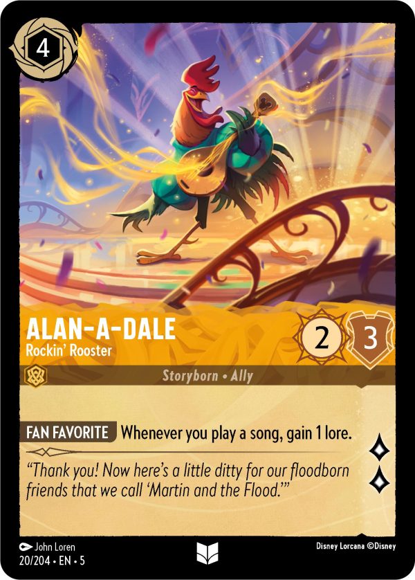 Alan-A-Dale - Rockin  Rooster (20 204) [Shimmering Skies] Sale