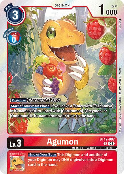 Agumon [BT17-007] [Secret Crisis] For Discount