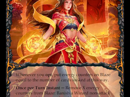 Blaze, Firemind [HER117] (Promo)  Rainbow Foil Fashion