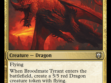 Broodmate Tyrant (Extended Art) (Ripple Foil) [Modern Horizons 3 Commander] Discount