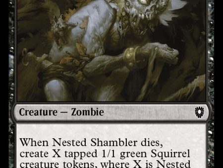 Nested Shambler [Bloomburrow Commander] Online Hot Sale