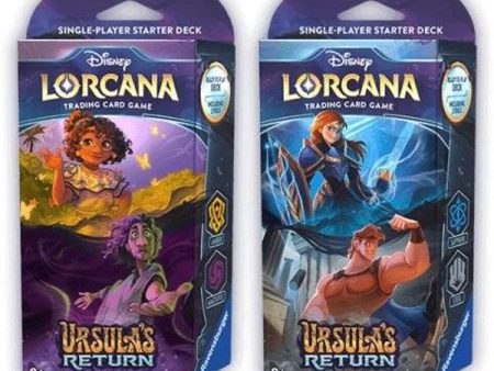 Ursula s Return: Disney Lorcana Trading Card Game Starter Deck Online