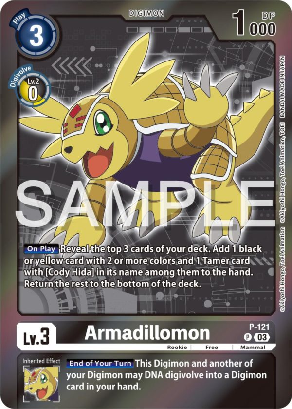 Armadillomon [P-121] (Digimon Adventure Box 2024) [Promotional Cards] For Sale