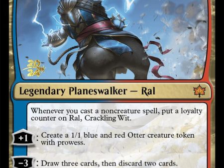 Ral, Crackling Wit [Bloomburrow Prerelease Promos] Online Sale